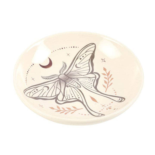 Luna Moth Ceramic Incense Stick Holder Plate
