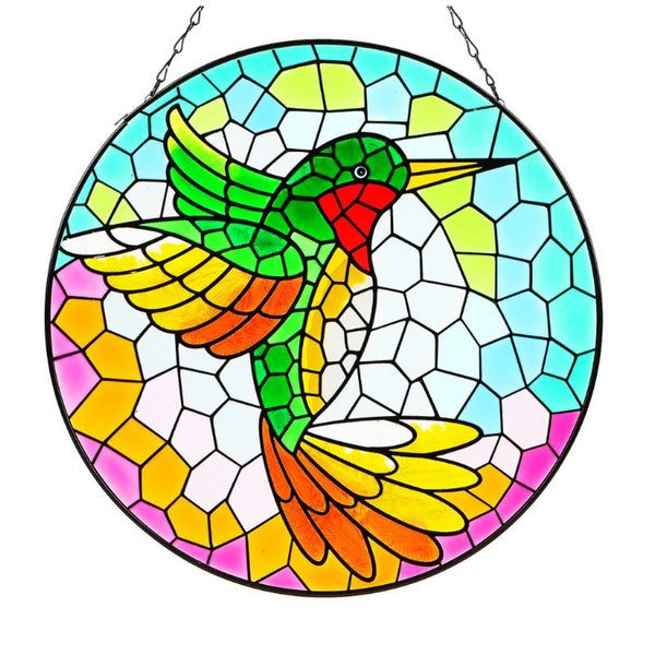 Kingfisher Glass Hanging Wall Art