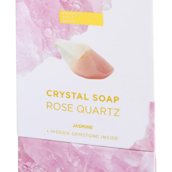 Rose Quartz Crystal Soap - with Hidden Gemstone!