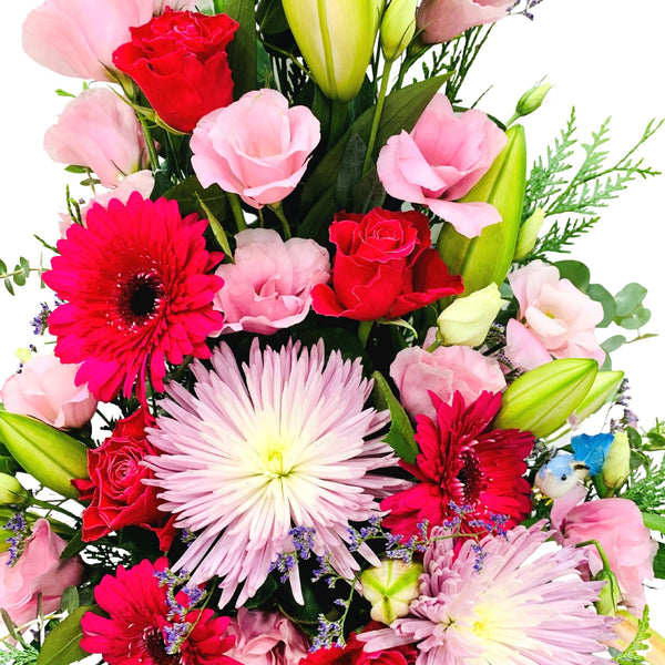 Pretty in Pink Deluxe Box Arrangement